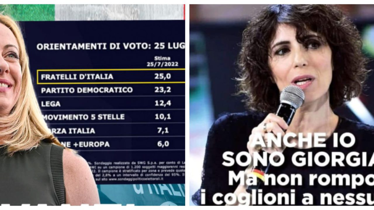 Opmærksom Happening Mentalt Giorgia contro Giorgia Meloni: la cantante stecca, la leader di FdI le  risponde a tono (video) - 7colli.it