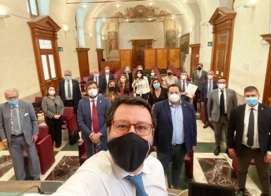 Salvini Lazio Pisana