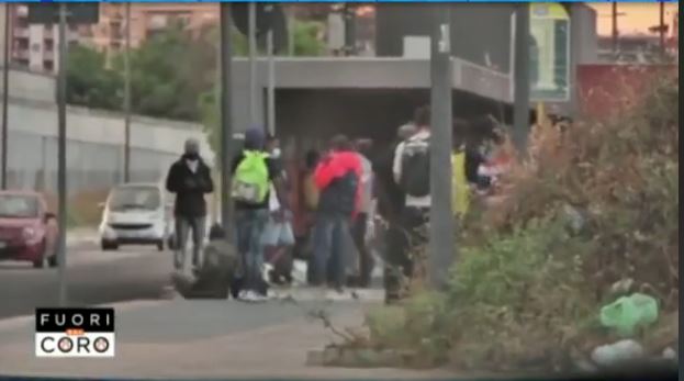 roma immigrati tiburtina