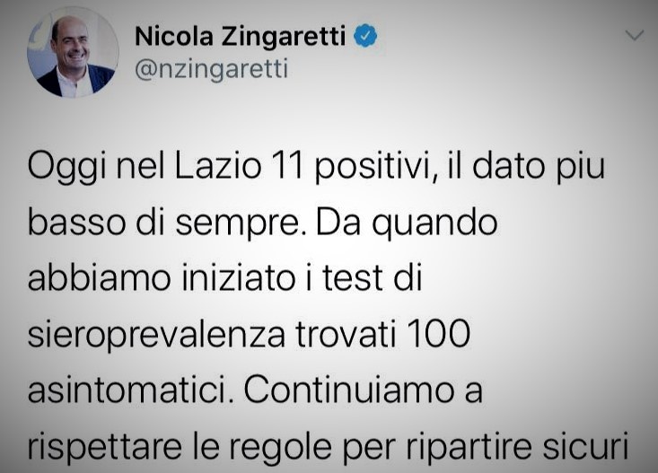 istituzioni zingaretti