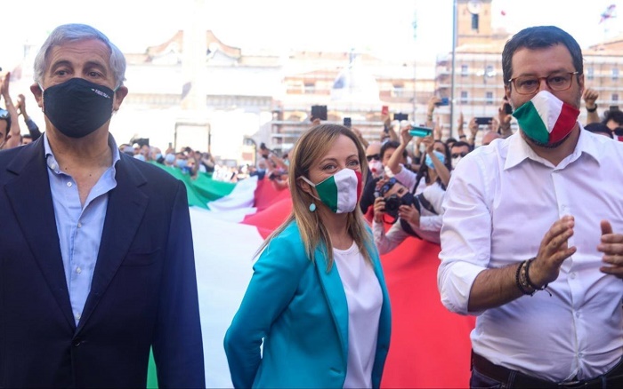 meloni tajani salvini