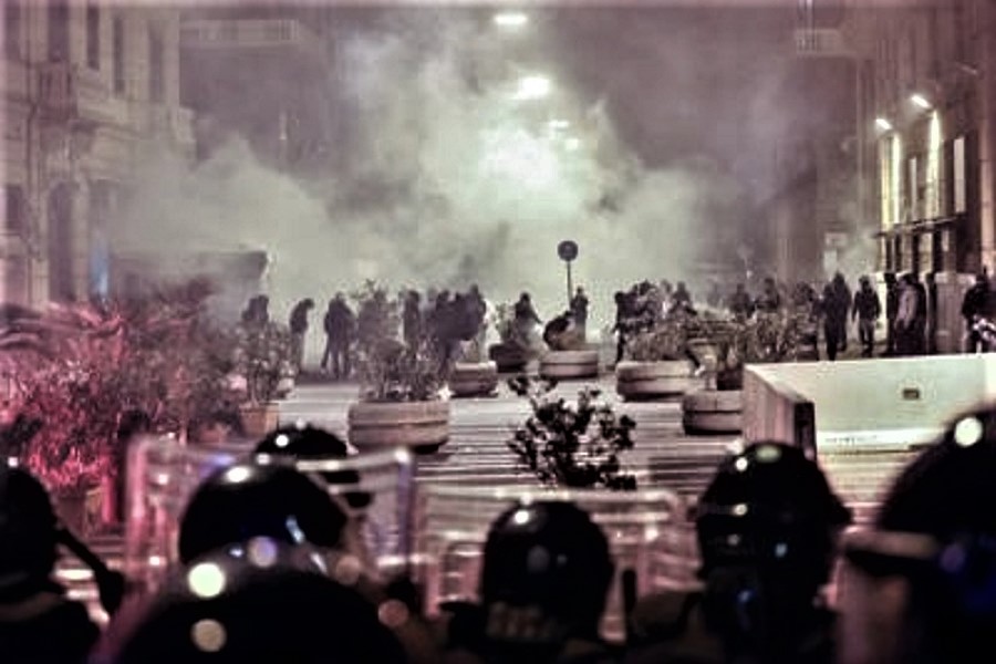 disordini a napoli (2)