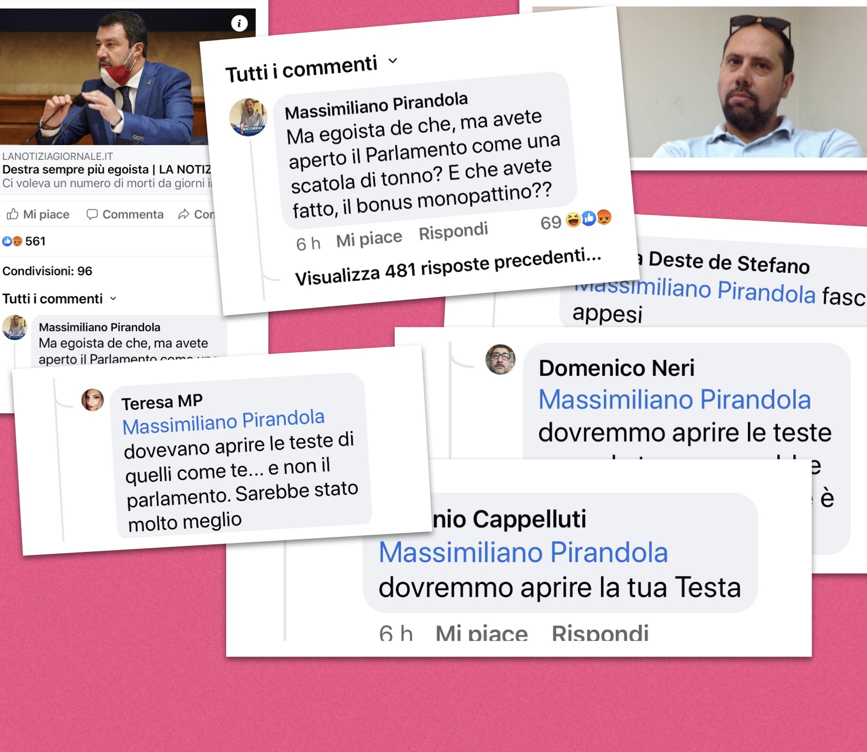 Pedulla’ morte Pirandola
