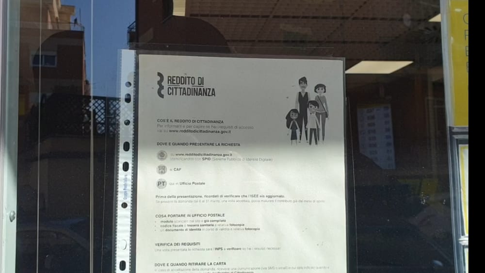 Reddito di cittadinanza, la denuncia dell’UGL. Su 18 mila persone solo 12 progetti avviati a Roma