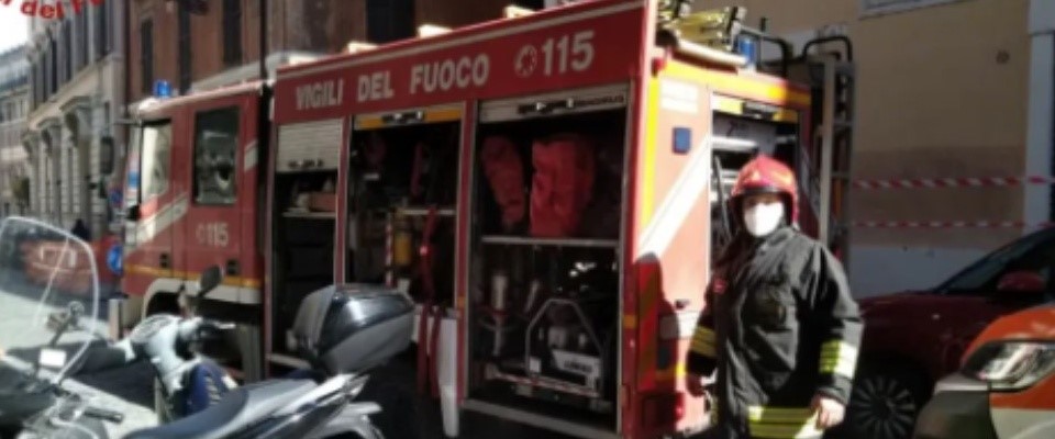 via Monserrato incendio
