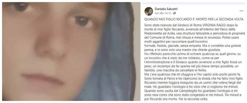 raggi mamma riccardo