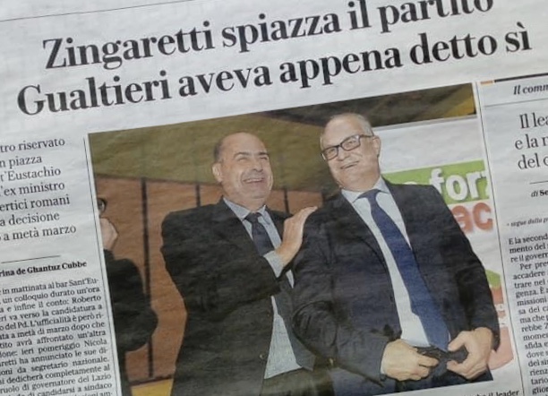 Zingaretti Gualtieri