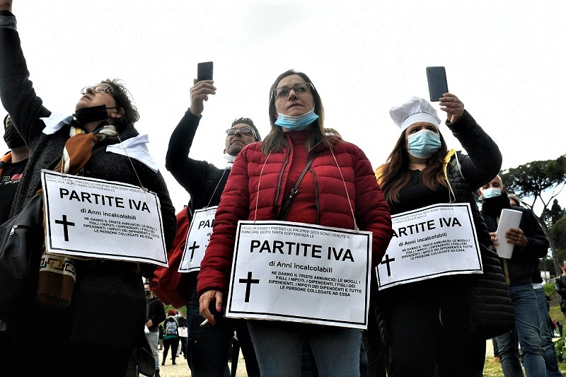 partire iva protesta