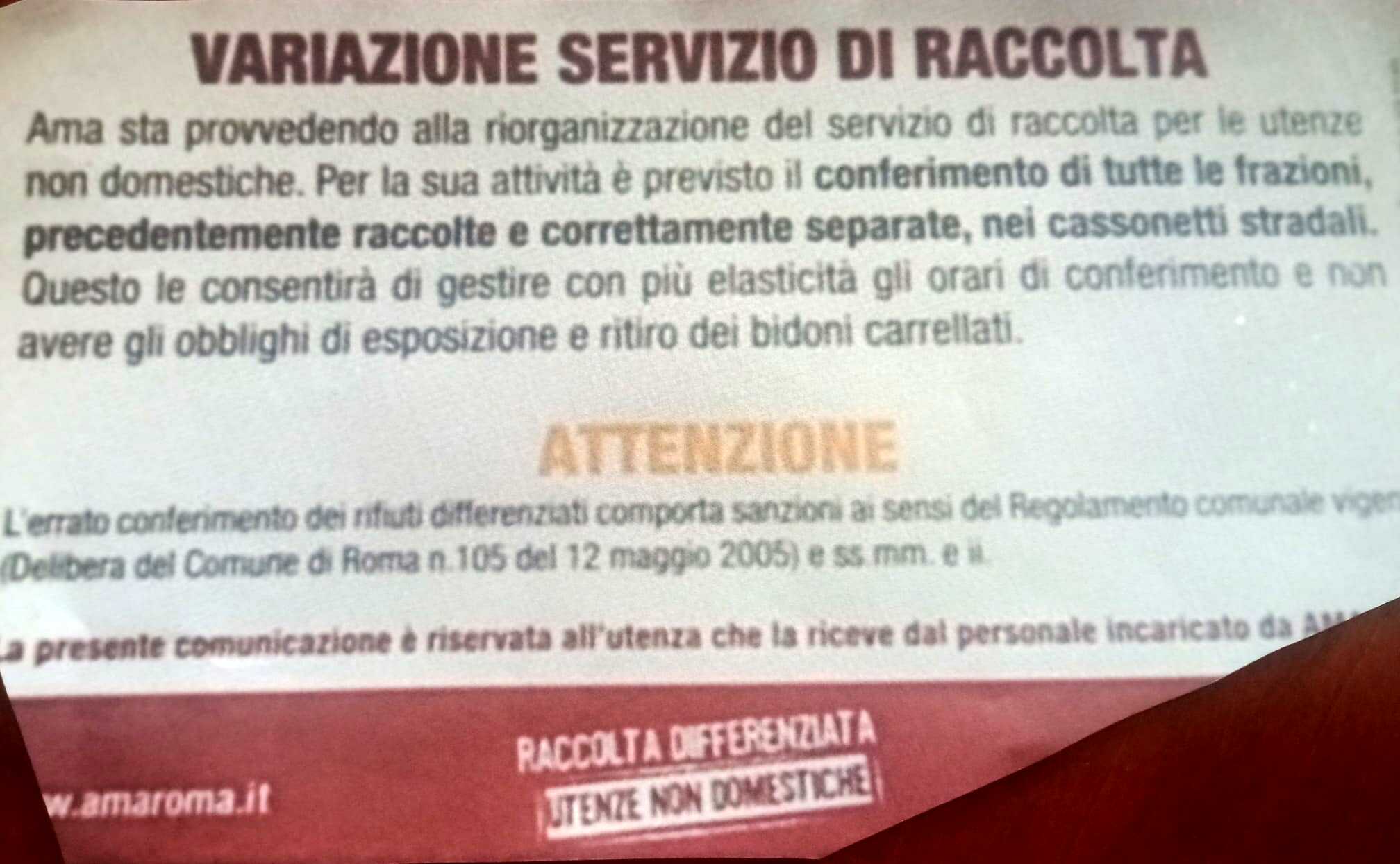Ama sospende il porta a porta anche nel Municipio VII. Continua la Caporetto dei rifiuti