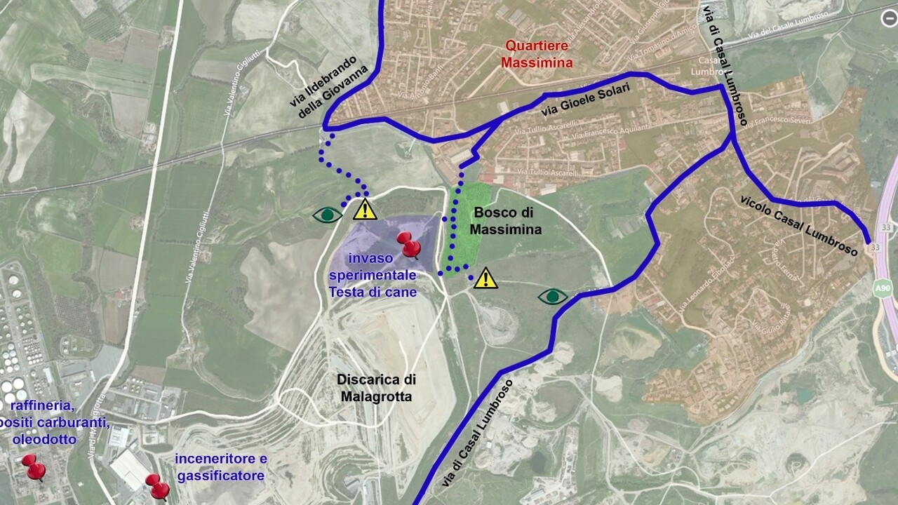 Rifiuti, ora si parla di Malagrotta 3 a Testa di Cane. Ma Valle Galeria si mobilita