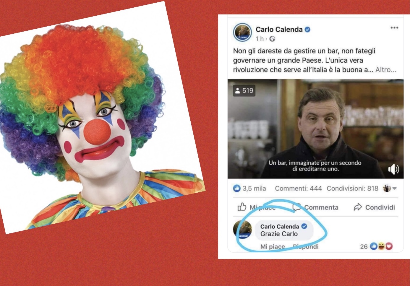 Calenda grazie