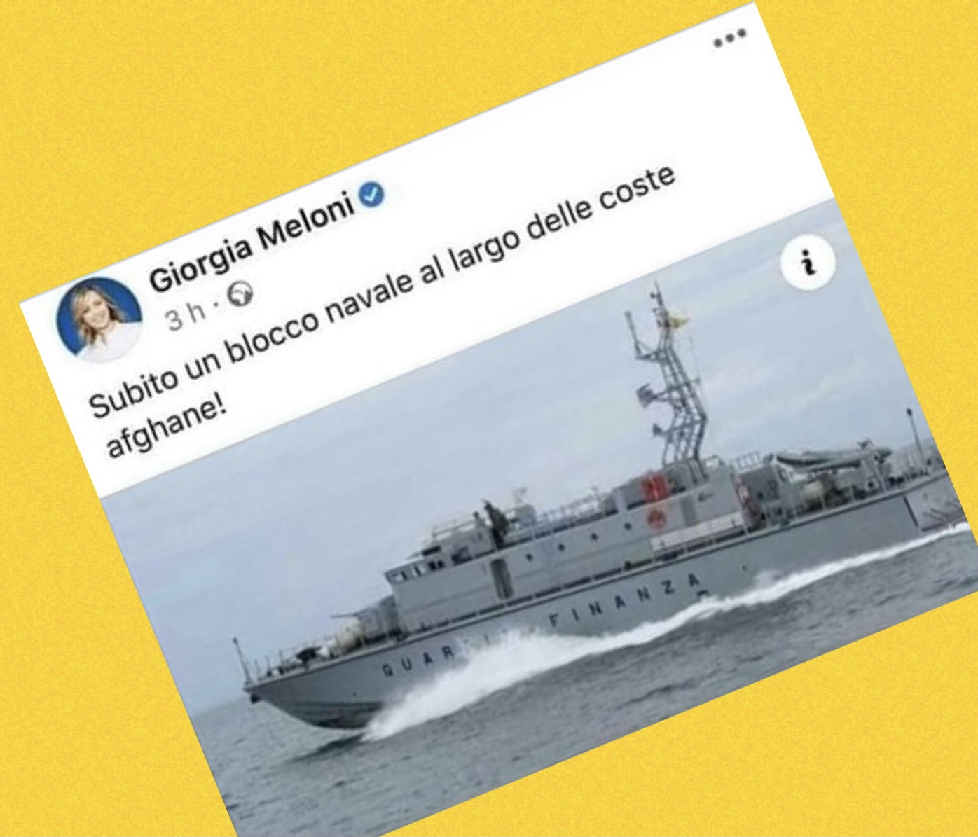Meloni fakenews