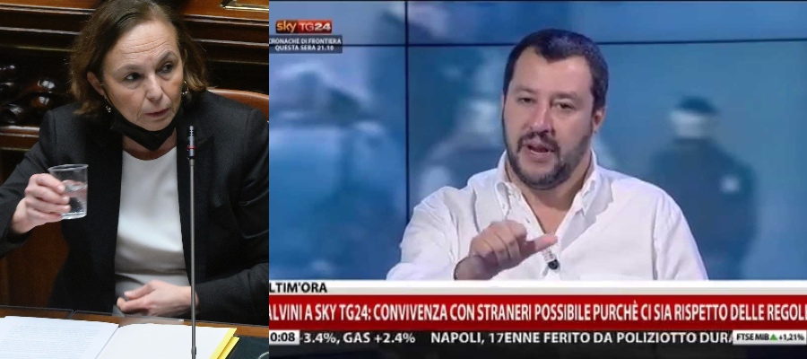 Lamorgese contro Salvini: “Mette a rischio il governo. E sul rave di Valentano vi dico che…”