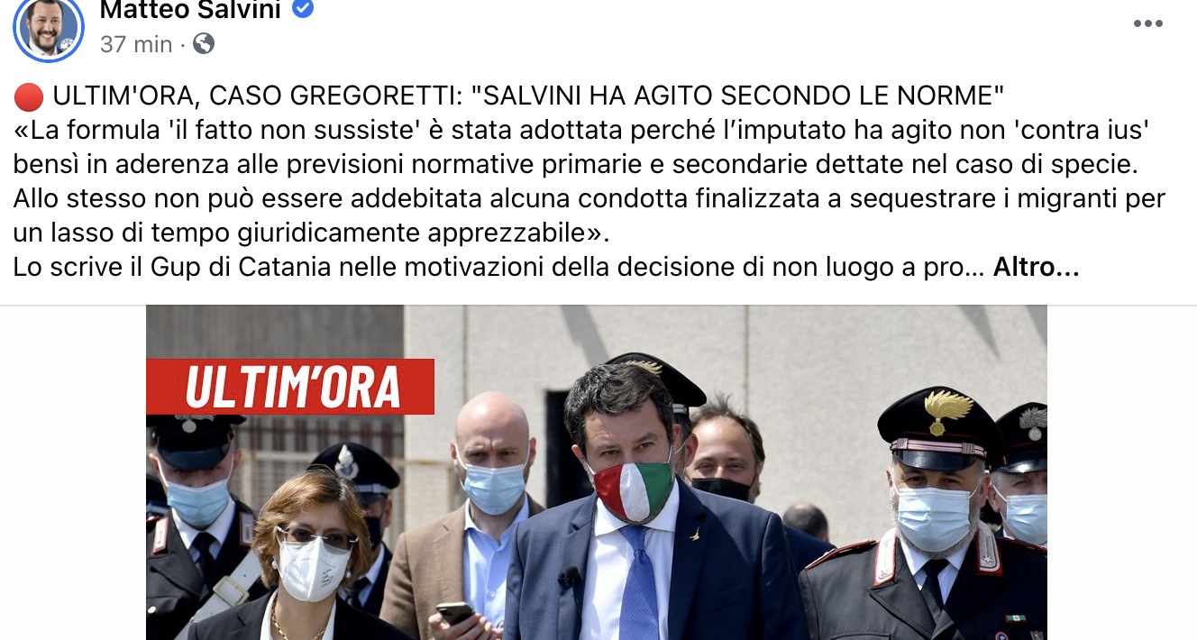 Salvini Gregoretti