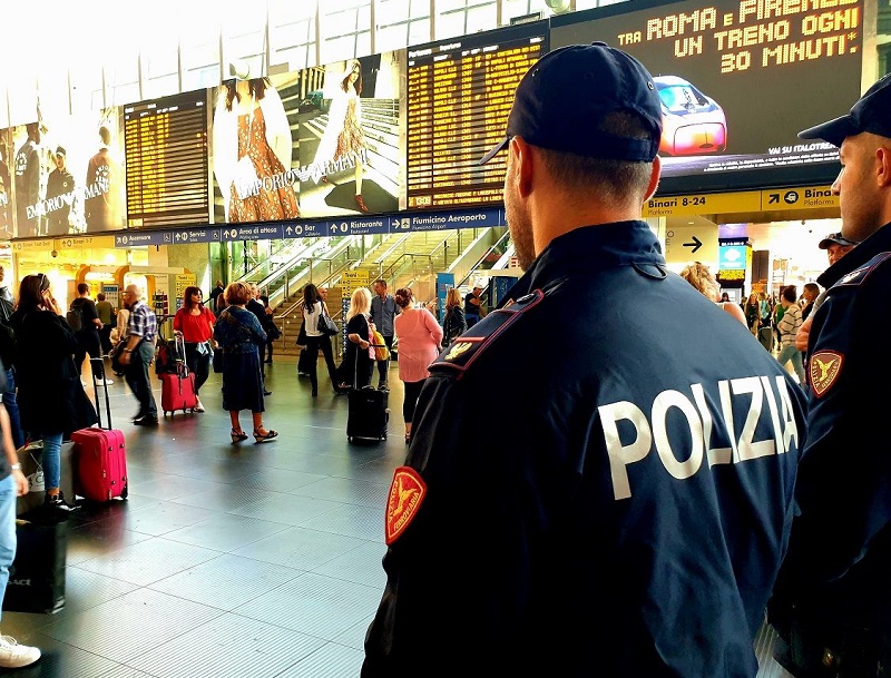 controlli alla stazione termini