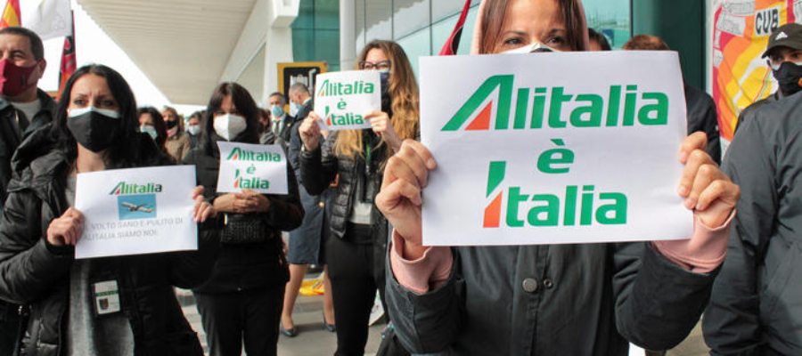 Alitalia lavoratori
