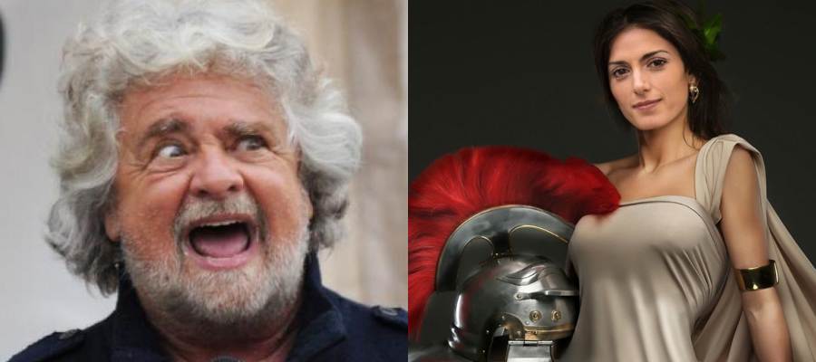 L’ultima di Grillo fa proprio ridere: vede la Raggi “gladiatrice”
