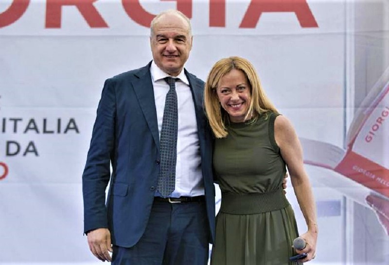 meloni presenta michetti (2)