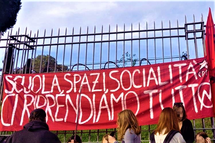 corteo studenti circo massimo (2)