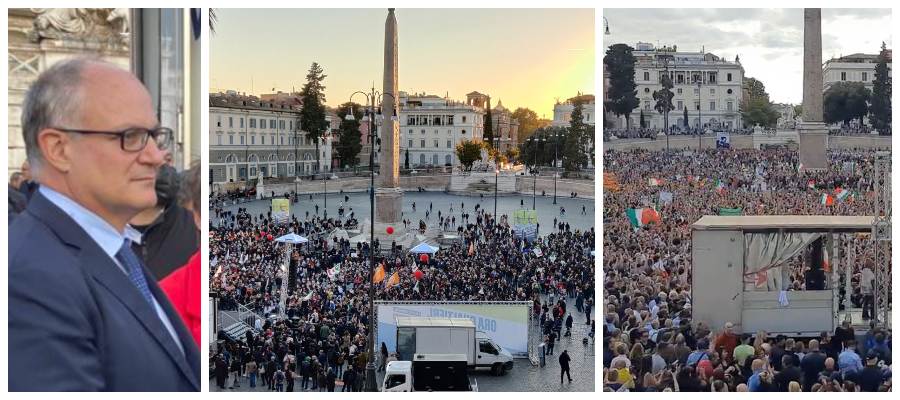 piazza del popolo, piazze a confronto