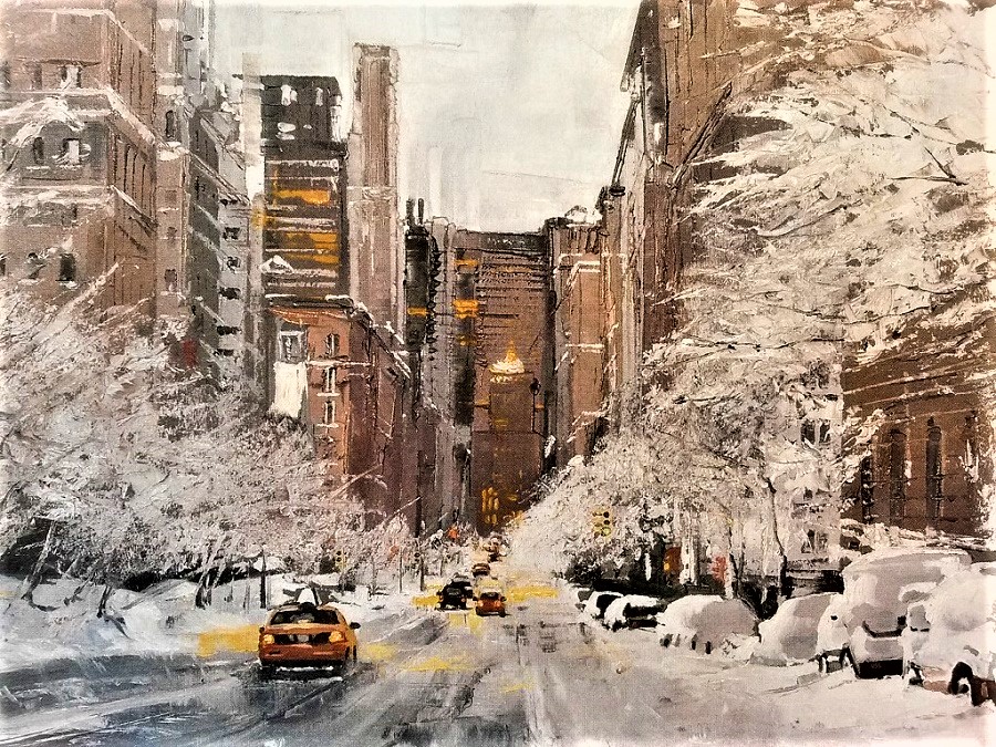 Roma e New York, frammenti di quotidianità sotto la pioggia alla mostra di Michele Telari