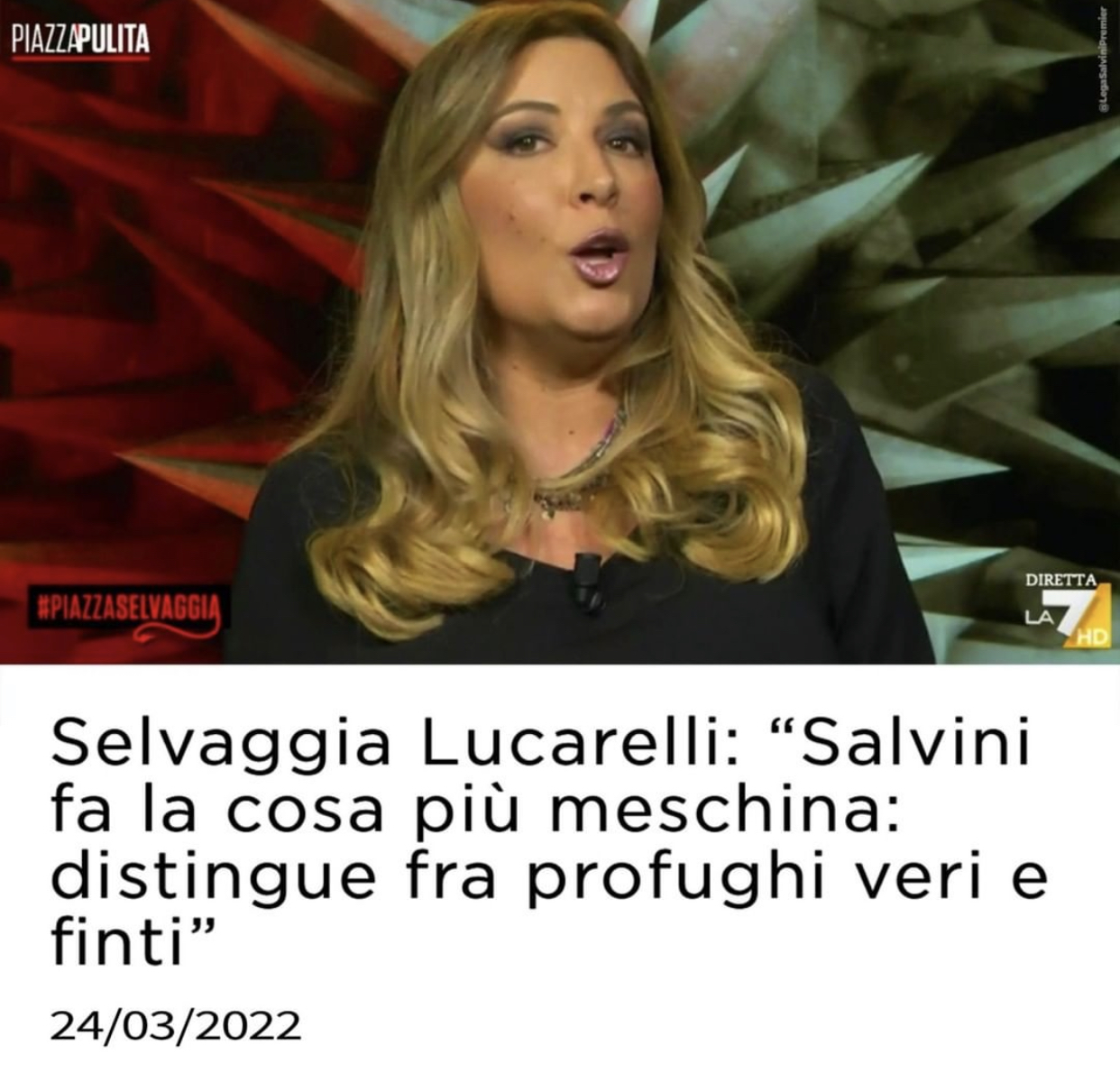 Lucarelli Salvini