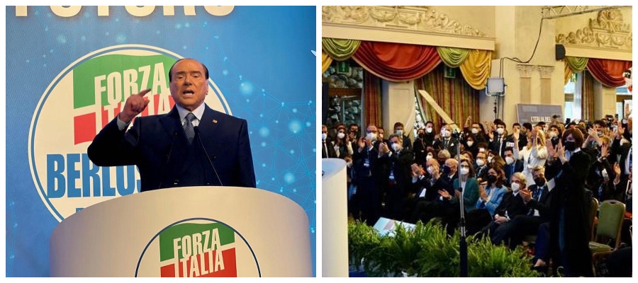 Berlusconi alla convention di Roma: “Deluso da Putin, pensavo fosse uomo di pace” (video integrale)