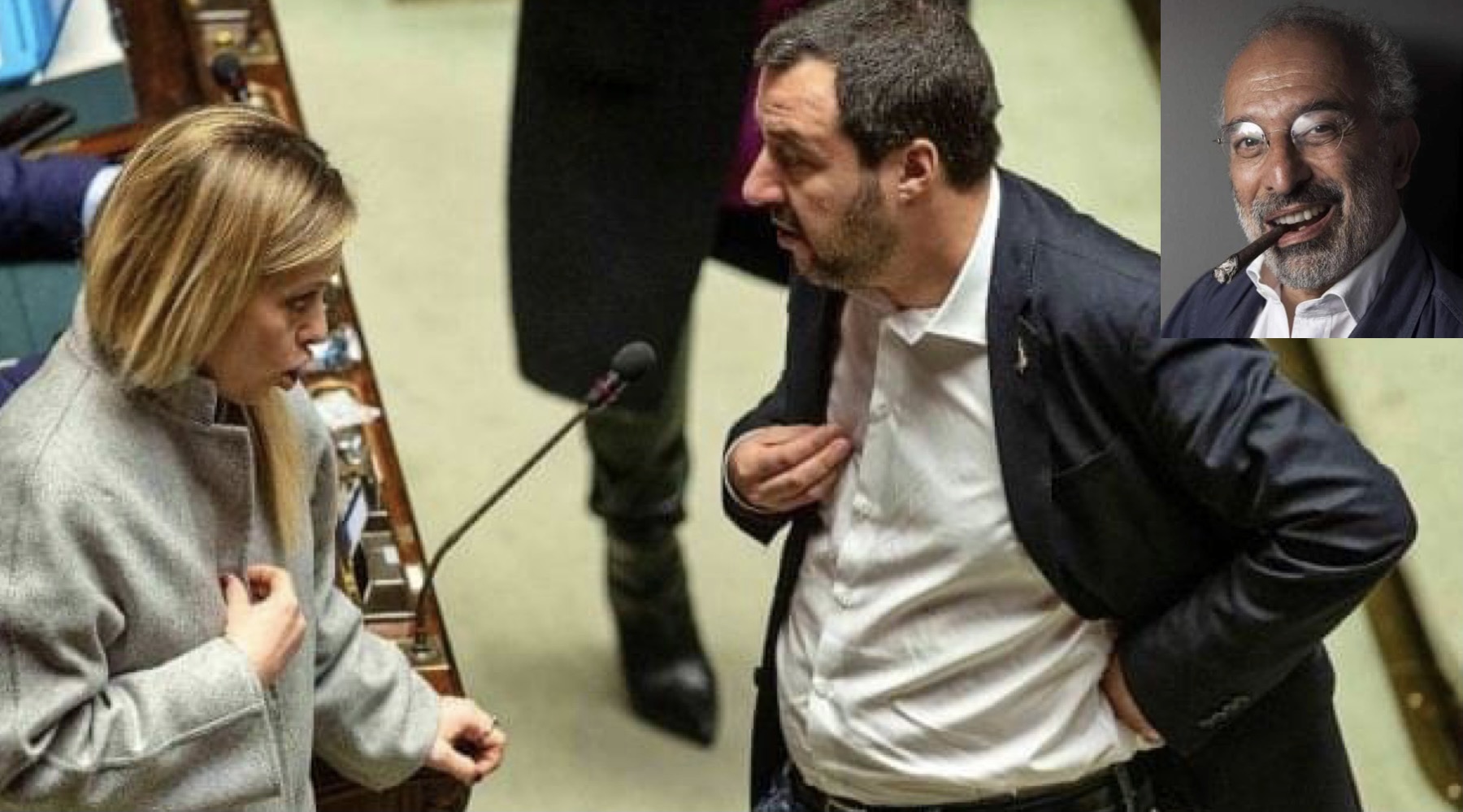Salvini Meloni Lerner