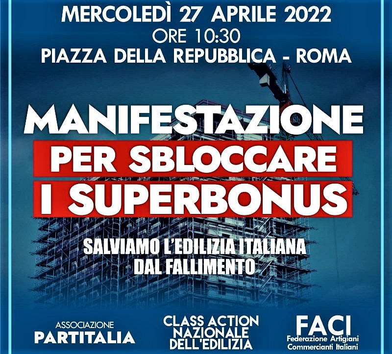 Le partite Iva in piazza a Roma mercoledì 27 contro il blocco della cessione dei crediti