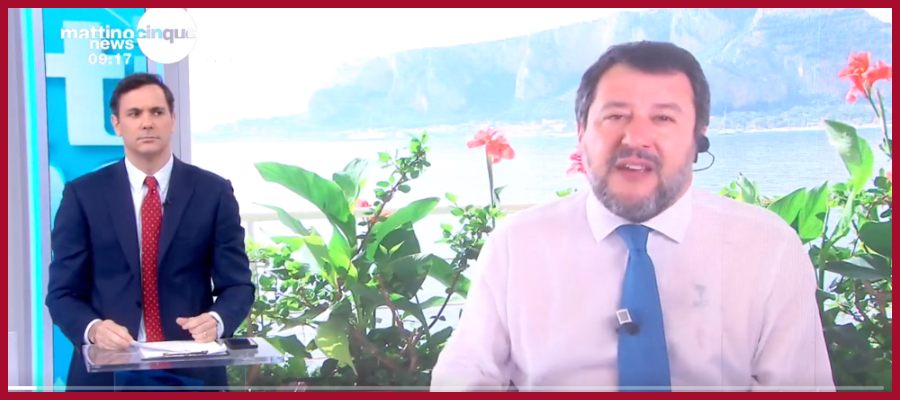 Mattino 5, Salvini referendum