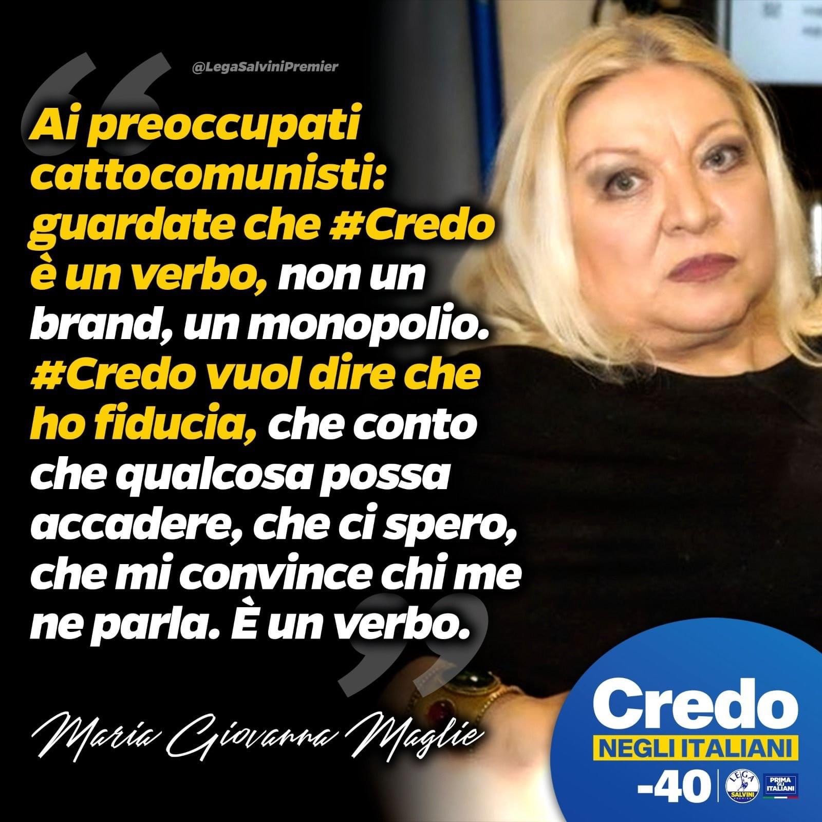 #Credo sinistra
