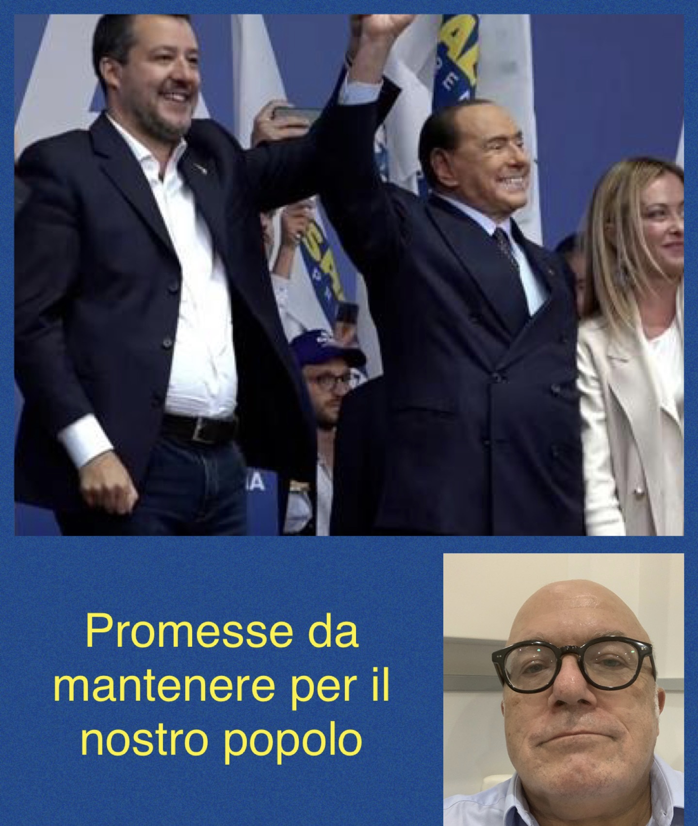 Berlusconi Meloni Salvini