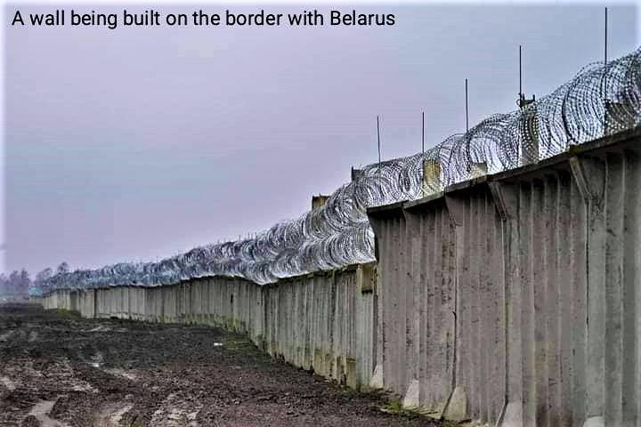 L’Ucraina sta costruendo un muro al confine bielorusso (magari coi soldi nostri), ma nessuno condanna…