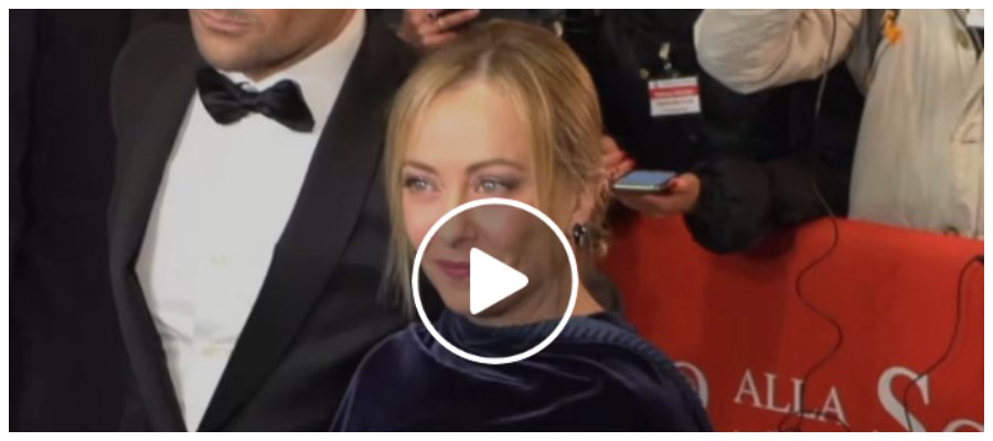 Meloni alla Scala