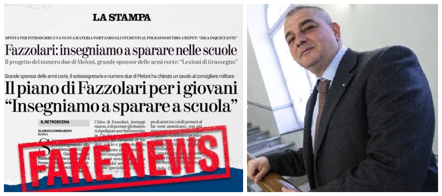 Fazzolari, tiro