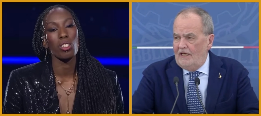 Paola Egonu, Calderoli