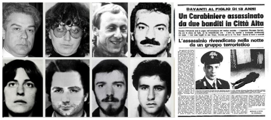 terroristi rossi, estradizione