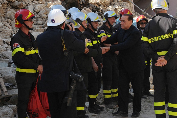 berlusconi aquila