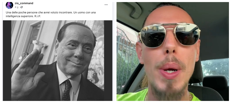 zio command, berlusconi, influencer