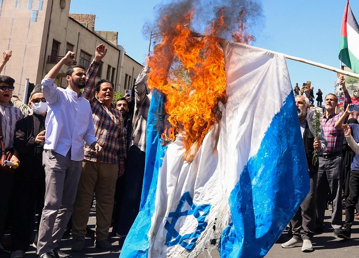 iran bandiera israele