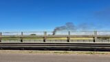Muratella, incendio in corso in via Candoni: colonna di fumo nero sulla Capitale
