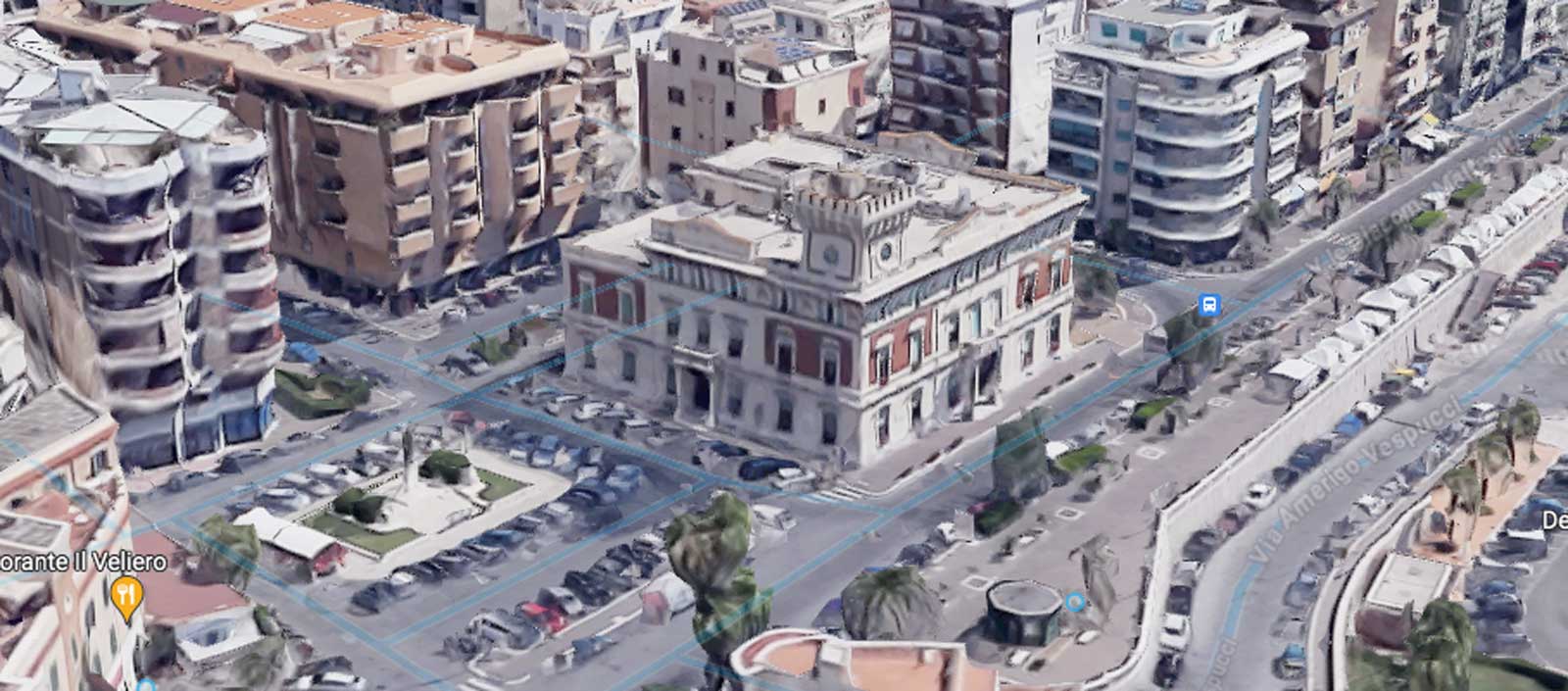 La sede del comune di Nettuno dove è insediata ala Commissione prefettizia, goto Google Heart
