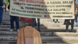 Cittadini e comitati in Campidoglio per dire no al biodigestore di Casal Selce [foto]