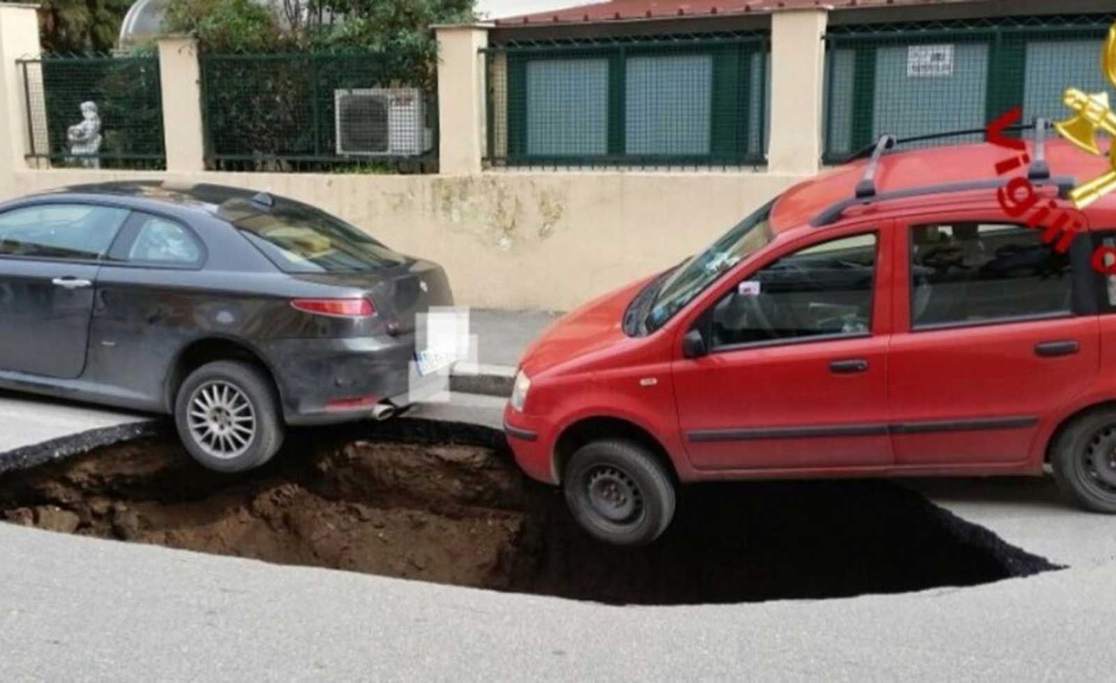 Una voragine a Roma