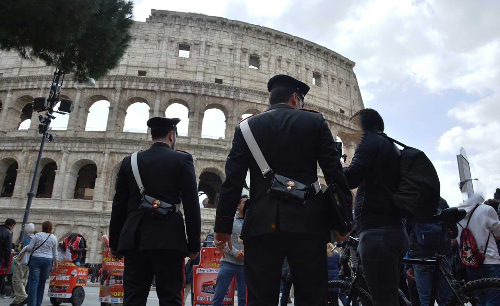 Controlli dei Carabinieri in Centro