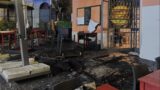 Incendio nella pinseria a Tivoli: ‘Terza volta che ci distruggono il locale’ (FOTO)