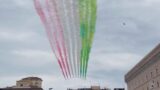 Frecce Tricolori, il sorvolo (VIDEO)