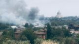 Maxi incendio alla Magliana: colonna di fumo visibile in tutto il quadrante sud ovest di Roma (FOTO E VIDEO)