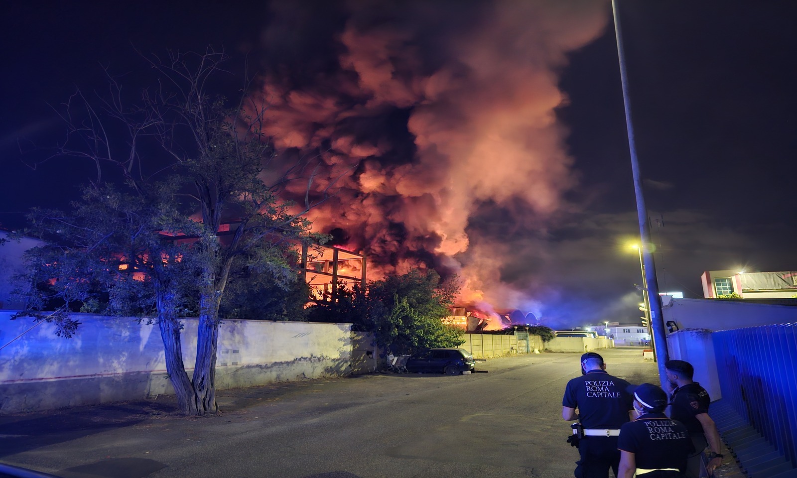 Incendio San Basilio