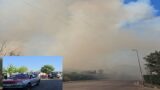 Serpentara, maxi incendio boschivo nel pomeriggio: fumo avvolge il quartiere (VIDEO E FOTO)